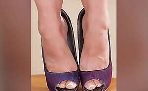 High High-heeled slippers